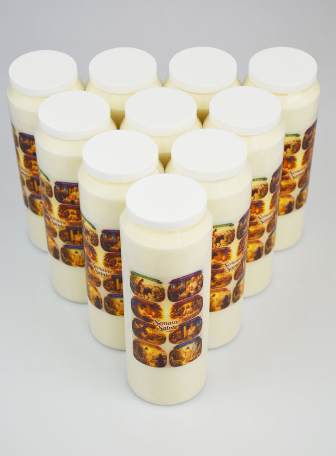 Juego de 10 velas de novena para Semana Santa (pic 2)