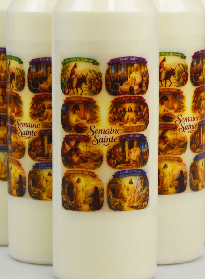 Lote de 20 Velas de Novena Semana Santa (pic 3)