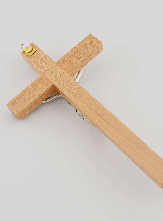 Crucifijo en madera bicolor - 16 cm (pic 4)