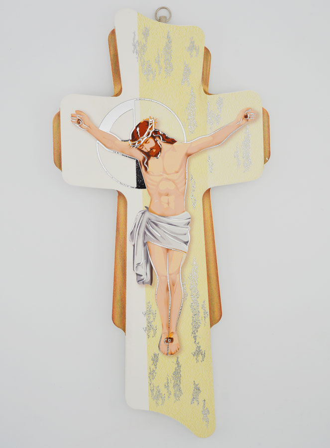 Cruz de madera para colgar - 30 cm (pic 1)