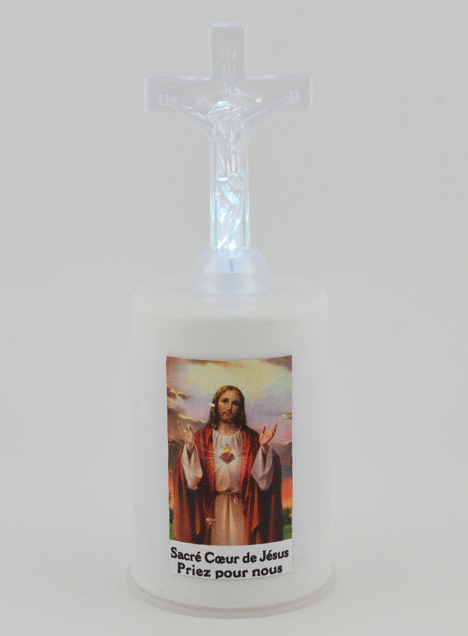 Vela de Iglesia LED - Sagrado Corazón de Jesús (pic 1)