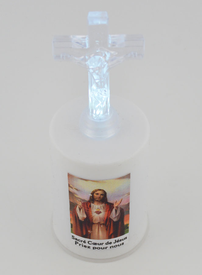 Vela de Iglesia LED - Sagrado Corazón de Jesús (pic 2)