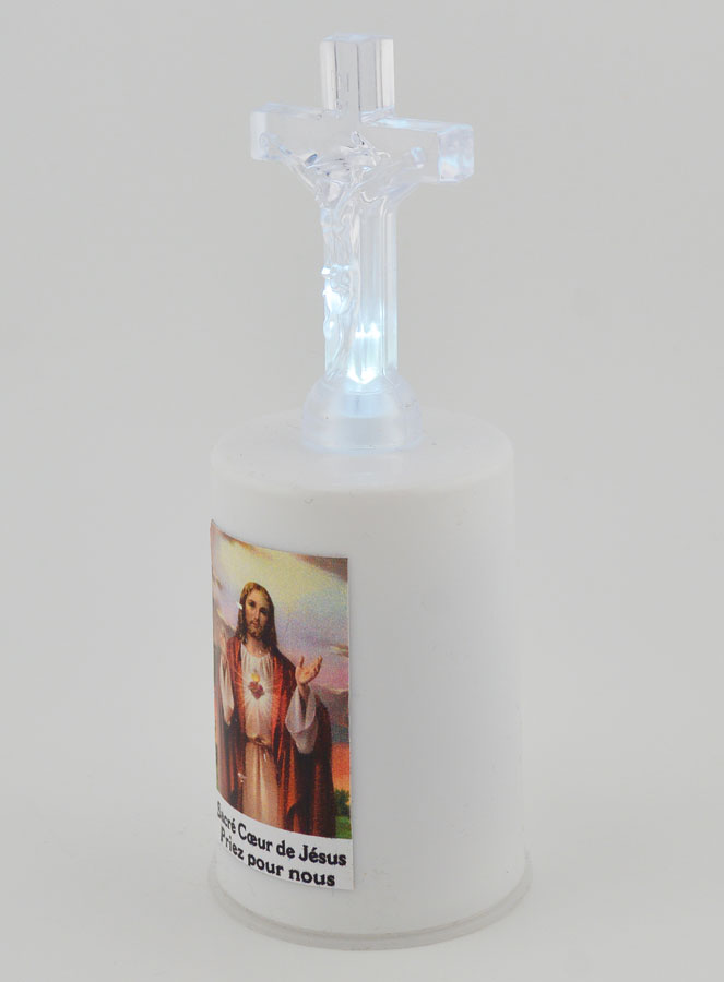 Vela de Iglesia LED - Sagrado Corazón de Jesús (pic 3)