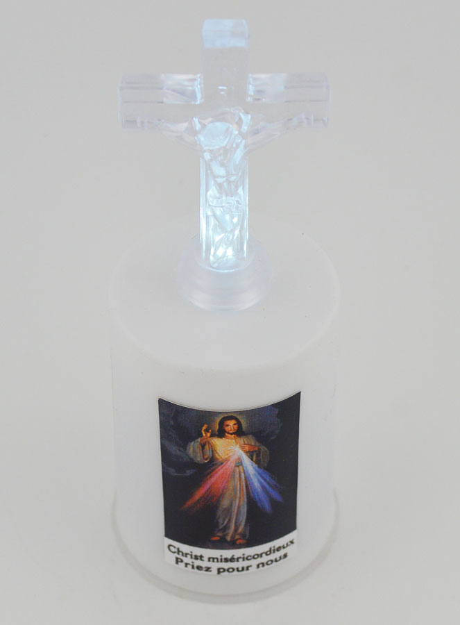 Vela de iglesia LED Cristo Misericordioso (pic 2)
