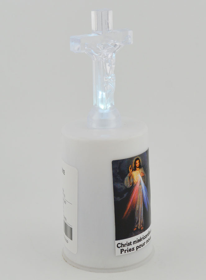 Vela de iglesia LED Cristo Misericordioso (pic 4)