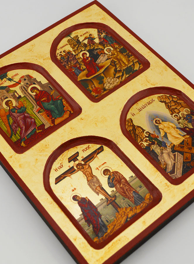 Icono religioso de los Misterios de la Vida de Cristo- 22cm (pic 3)