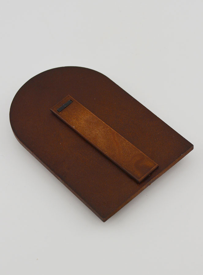 Icono del Sagrado Corazón de Jesús - 10 cm (pic 4)