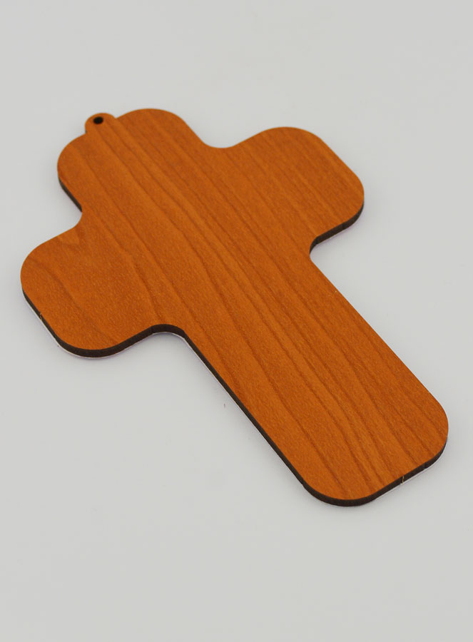 Cruz em Madeira Infantil - Anjo com Harpa (pic 4)