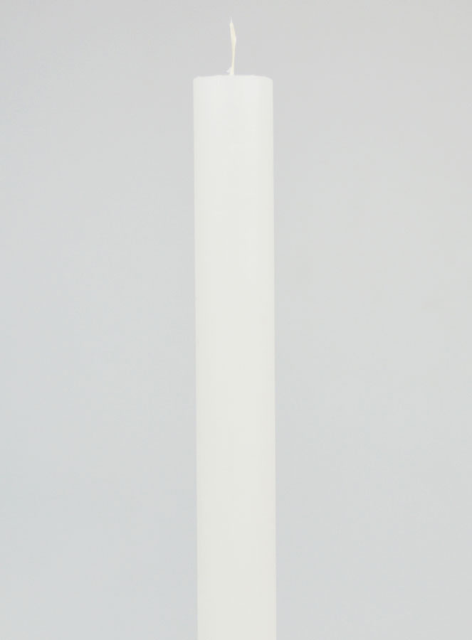 Vela Teñida en Masa 27 cm - Blanca (pic 3)