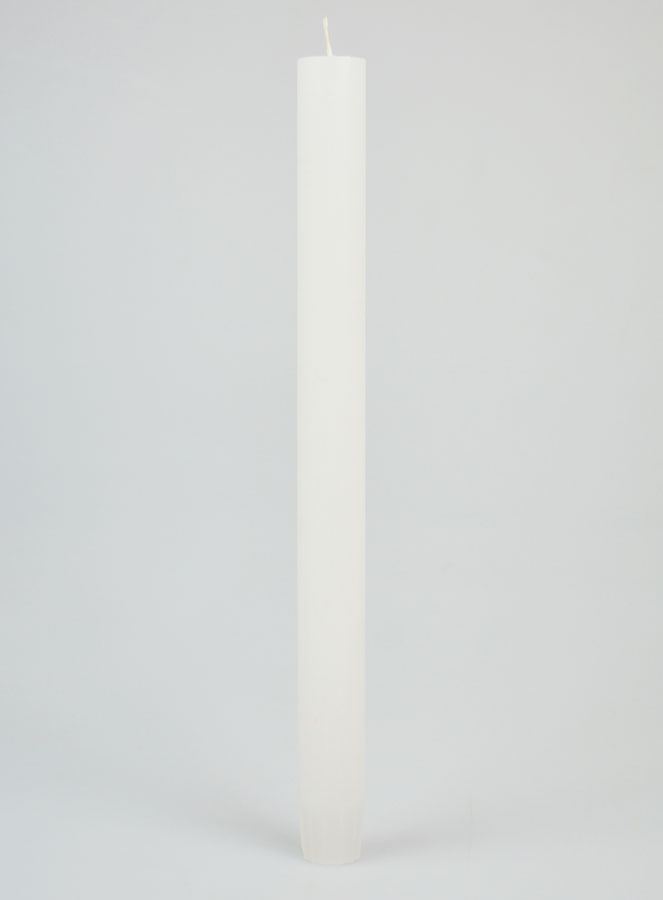 Vela de iglesia Teñida en Masa - Blanca (pic 1)