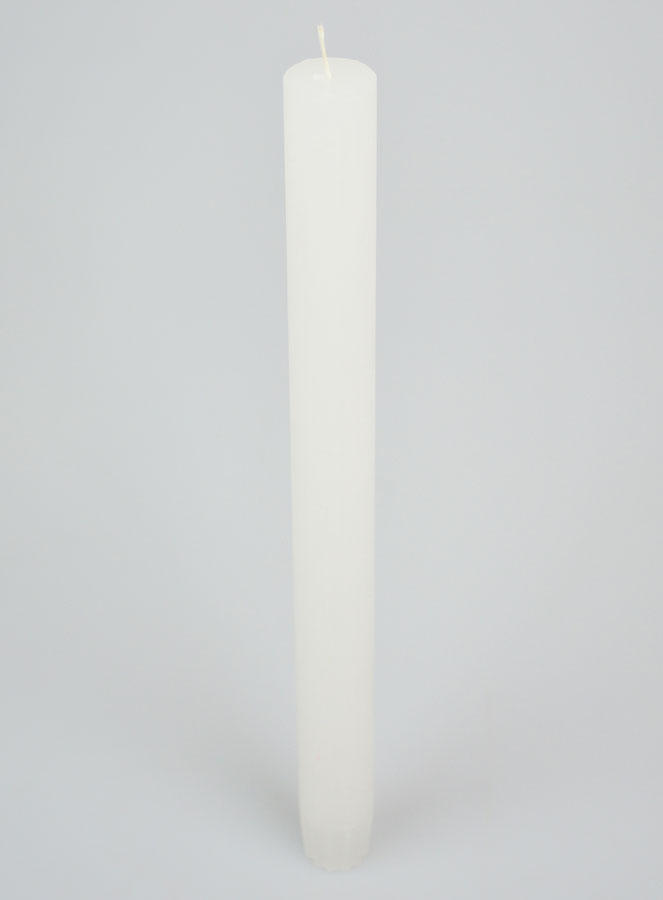 Vela de iglesia Teñida en Masa - Blanca (pic 2)