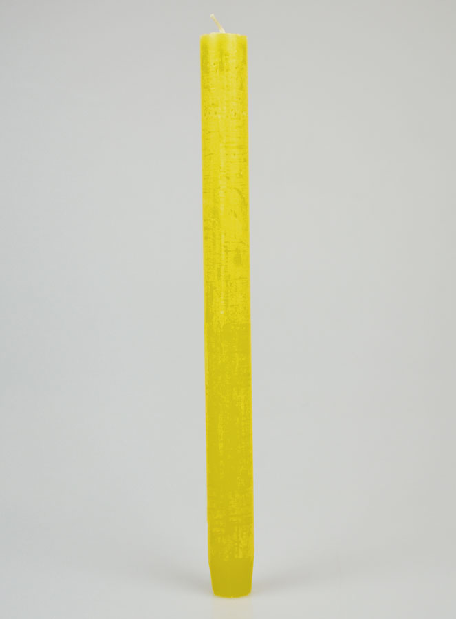 Vela de Oração Tingida Massa - Amarelo (pic 1)