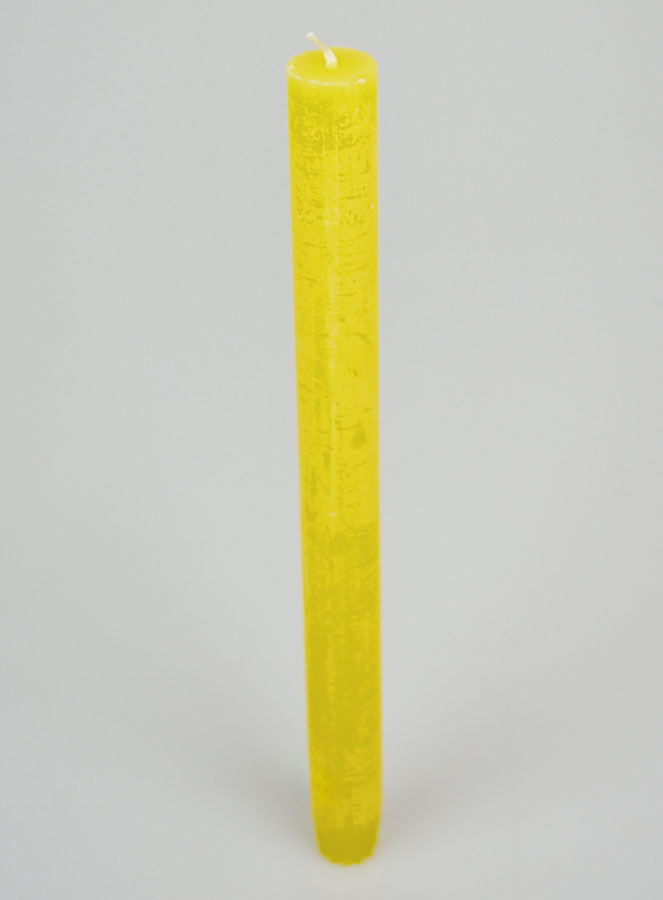 Vela de Oração Tingida Massa - Amarelo (pic 2)