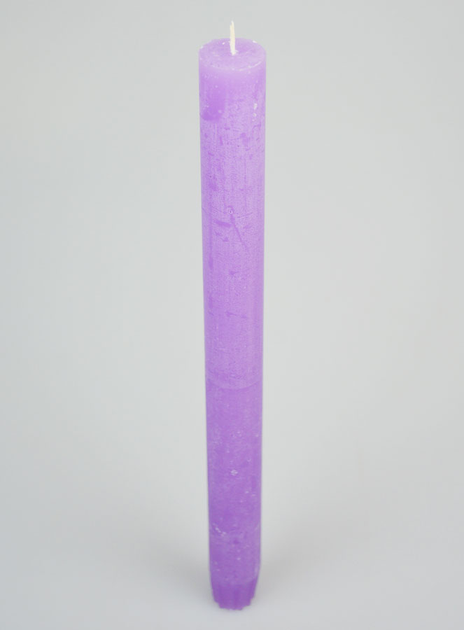 Vela Teñida en Masa 27 cm - Violeta (pic 2)