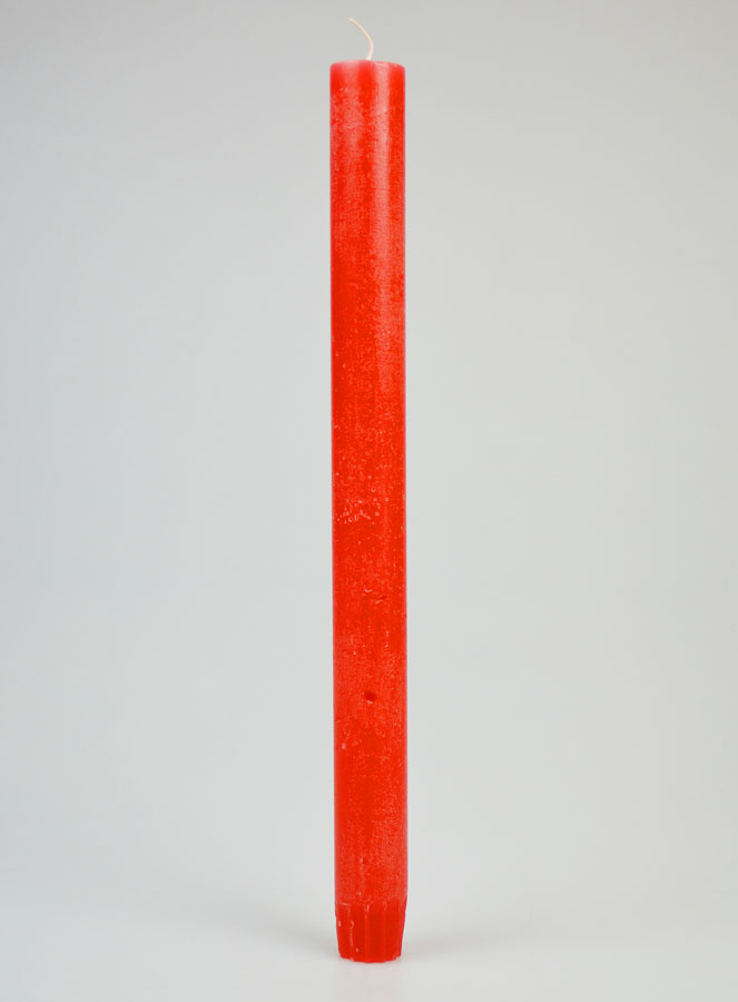 Vela de Iglesia Teñida en Masa - Rojo Rosáceo (pic 1)