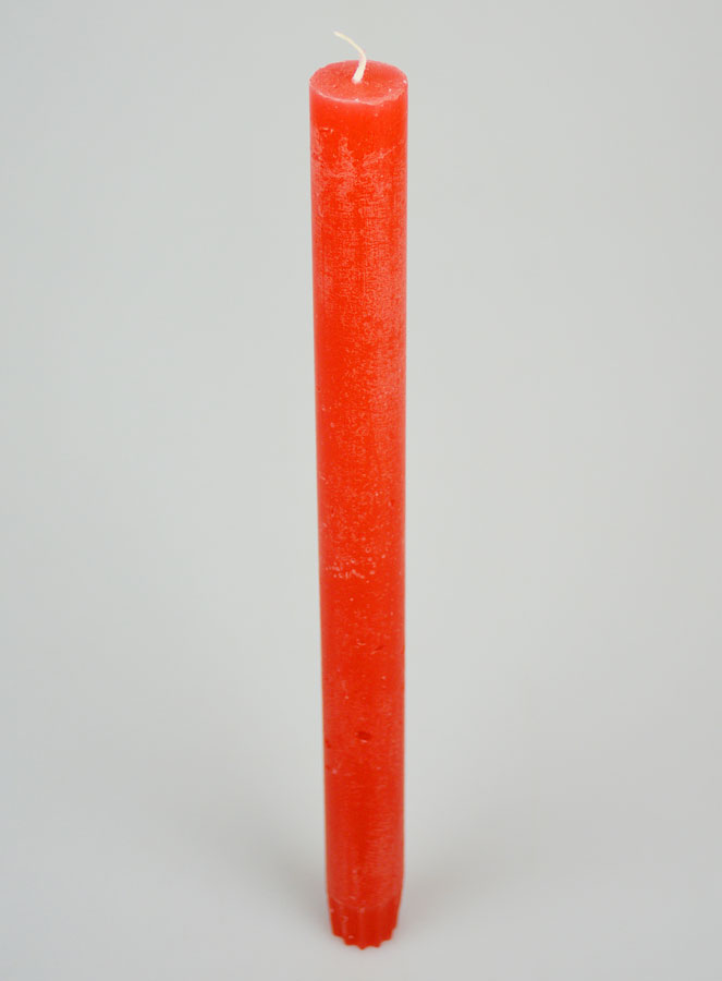 Vela de Iglesia Teñida en Masa - Rojo Rosáceo (pic 2)
