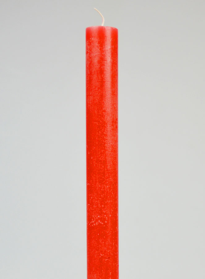 Vela de Iglesia Teñida en Masa - Rojo Rosáceo (pic 3)