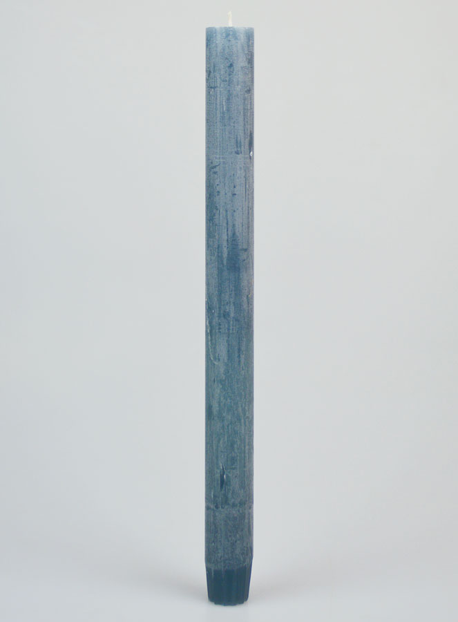 Vela Teñida en Masa 27 cm - Azul grisáceo (pic 1)