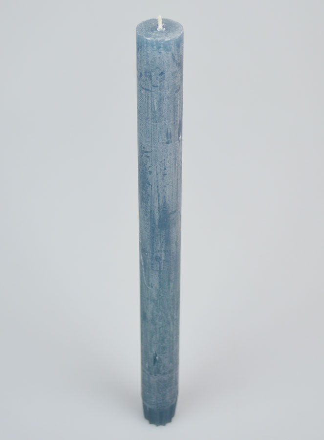 Vela Teñida en Masa 27 cm - Azul grisáceo (pic 2)