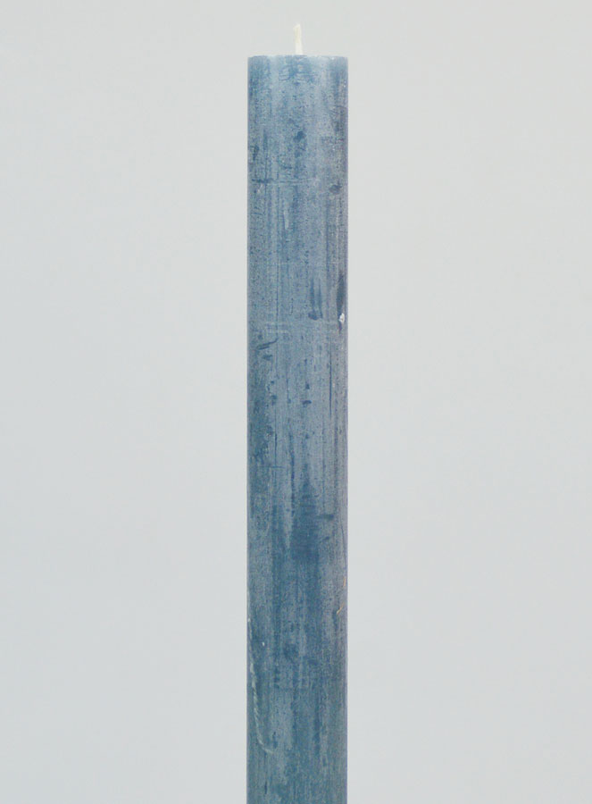 Vela Teñida en Masa 27 cm - Azul grisáceo (pic 3)