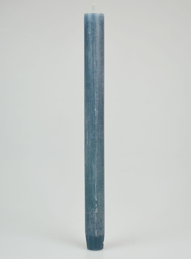 Vela de oración Teñida en Masa - Azul grisáceo (pic 1)