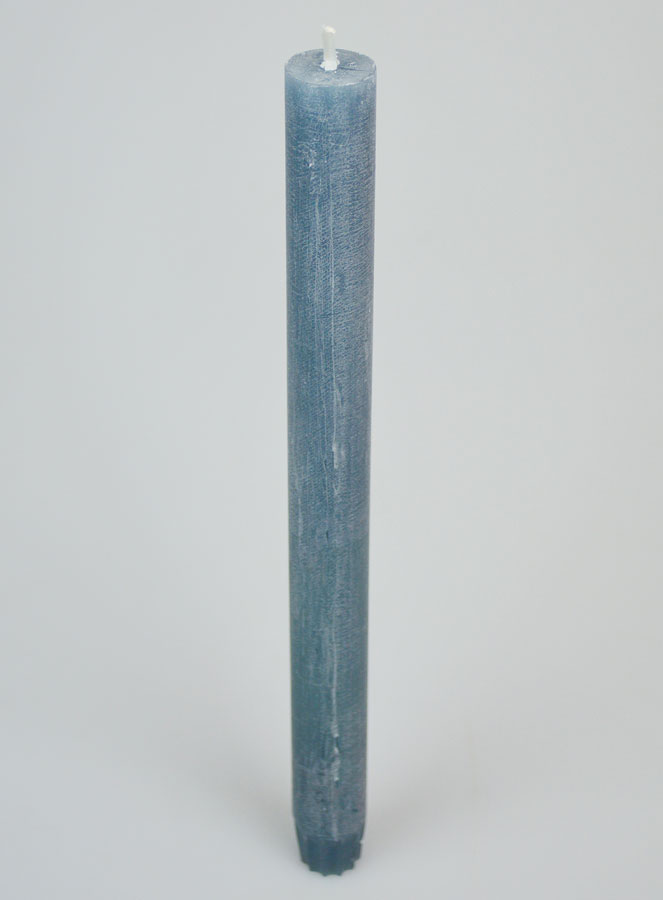 Vela de oración Teñida en Masa - Azul grisáceo (pic 2)