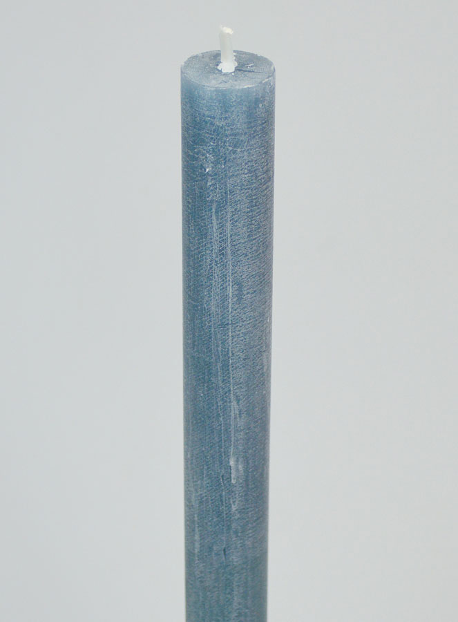 Vela de oración Teñida en Masa - Azul grisáceo (pic 4)