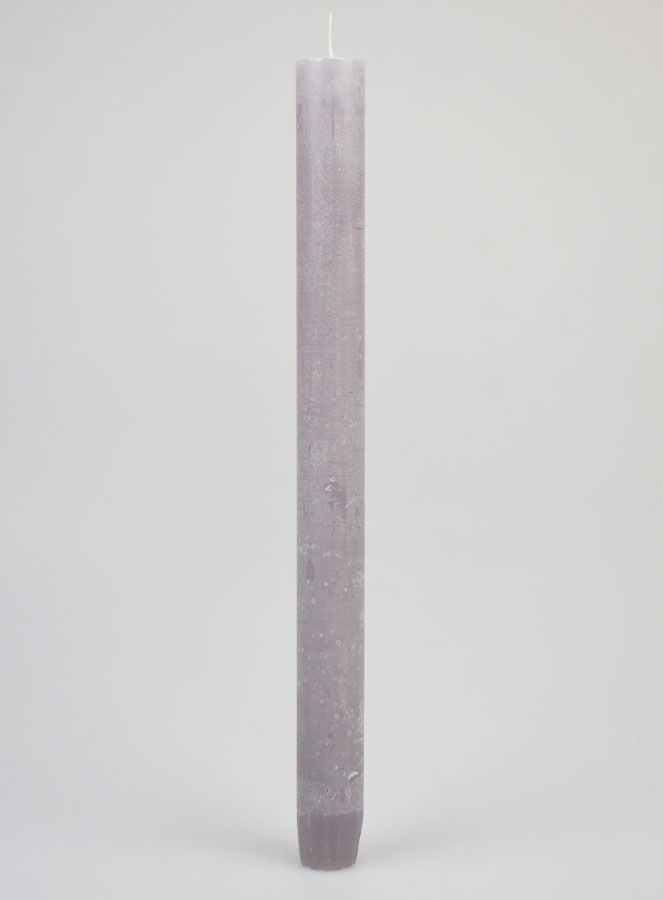 Vela Teñida en Masa 27 cm - Malva (pic 1)