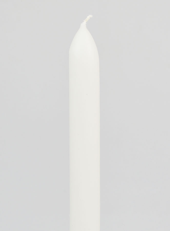 Vela Teñida en Masa 24 cm - Blanco (pic 3)