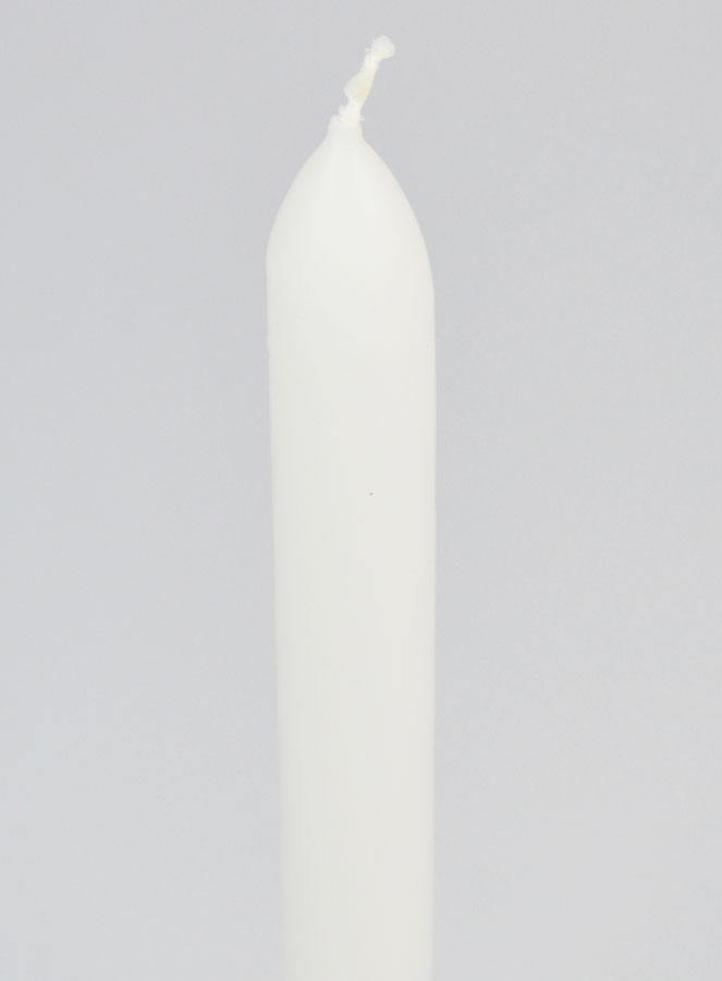 Vela Teñida en Masa 24 cm - Blanco (pic 4)
