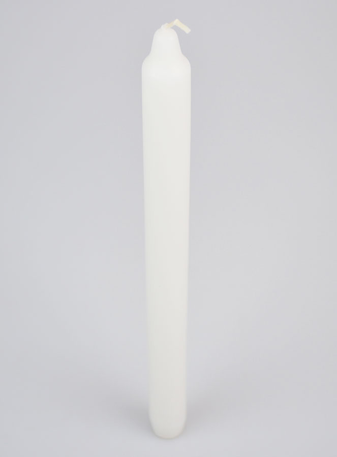 Vela Teñida en Masa 29 cm - Blanco (pic 2)