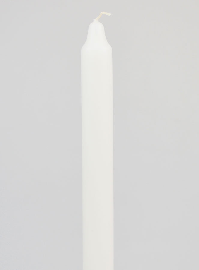 Vela Teñida en Masa 29 cm - Blanco (pic 3)
