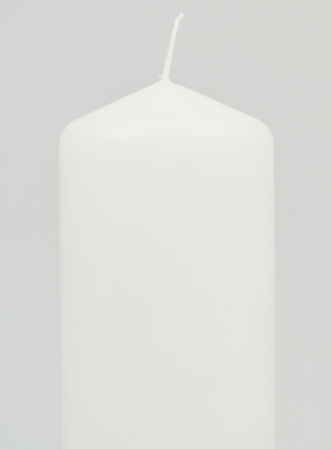 Vela de Decoração Branca - 17cm (pic 3)