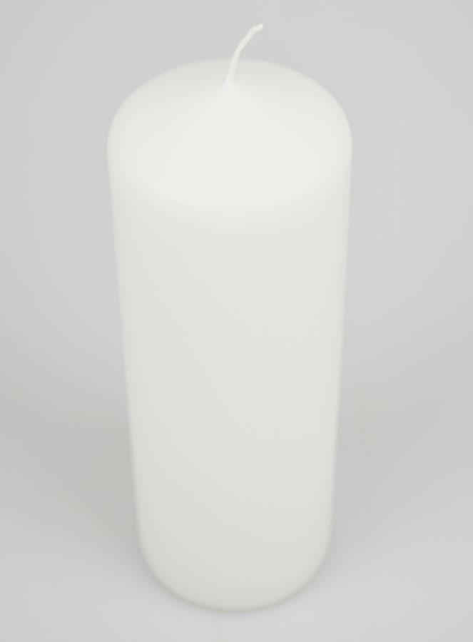 Vela Decorativa Blanca - 20 cm (pic 2)
