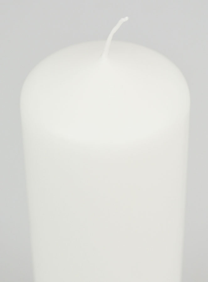 Vela Decorativa Blanca - 20 cm (pic 4)