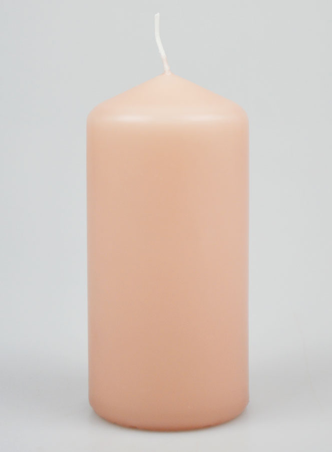 Vela Decorativa 12 cm - Rosa Antigua (pic 1)