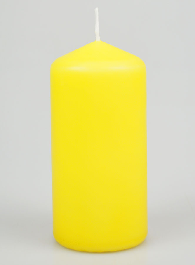 Vela Decorativa 12 cm - Amarilla (pic 1)