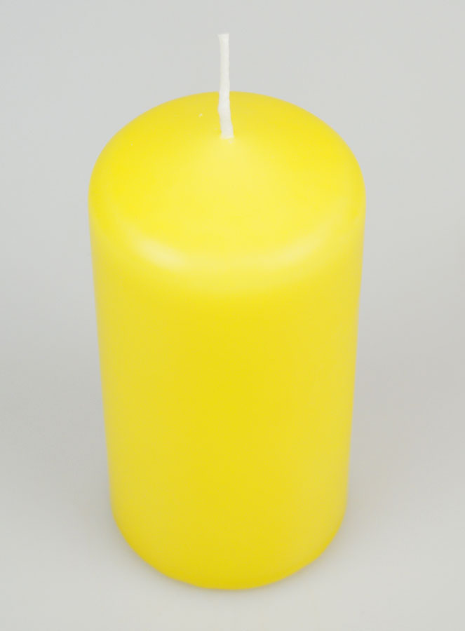 Vela Decorativa 12 cm - Amarilla (pic 2)
