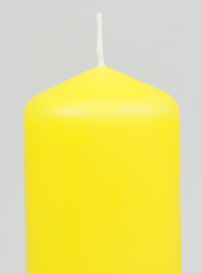 Vela Decorativa 12 cm - Amarilla (pic 3)