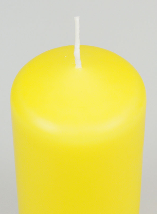 Vela Decorativa 12 cm - Amarilla (pic 4)