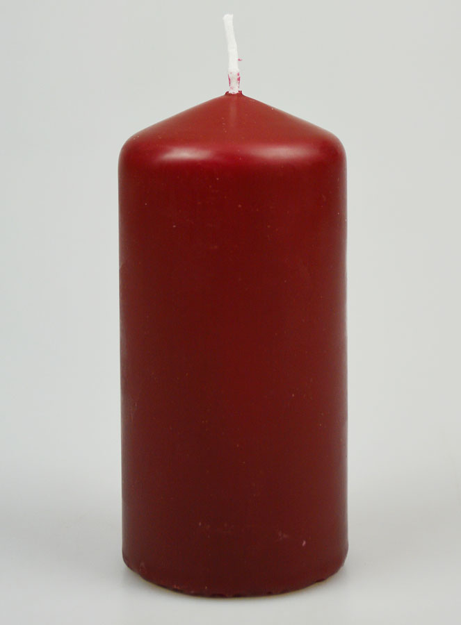 Vela Decorativa 12 cm - Burdeos (pic 1)