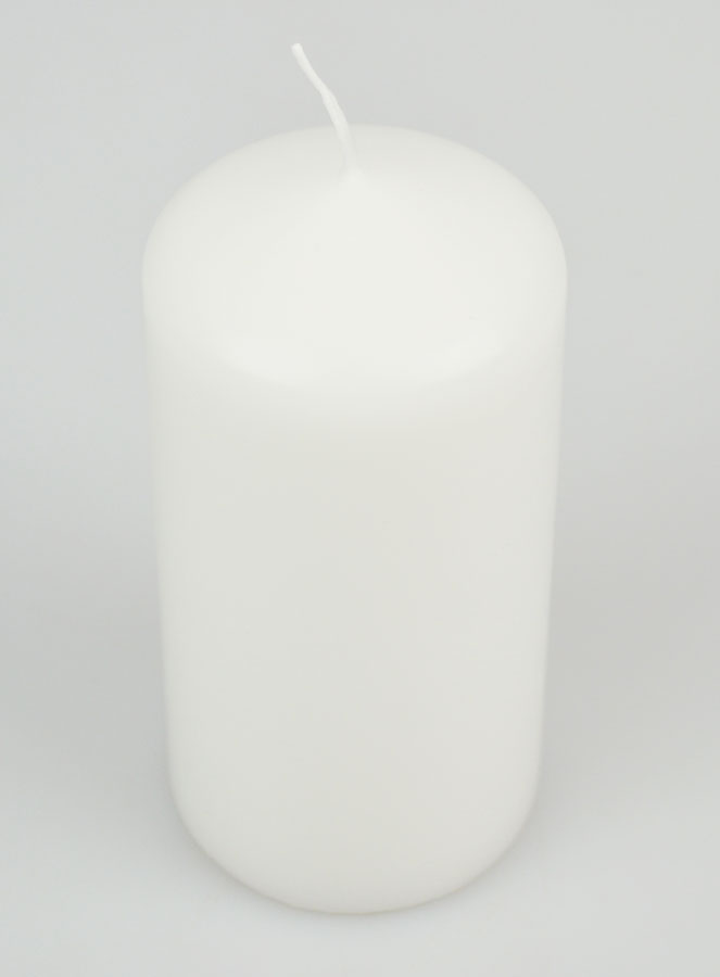 Vela Decorativa 12 cm - Blanco puro (pic 2)