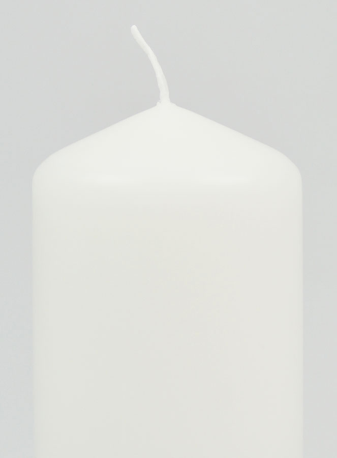 Vela Decorativa 12 cm - Blanco puro (pic 3)