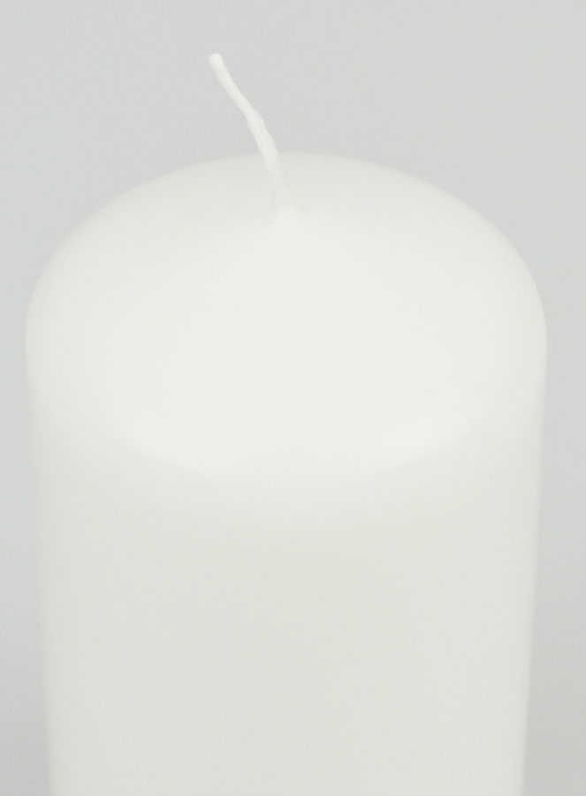 Vela Decorativa 12 cm - Blanco puro (pic 4)