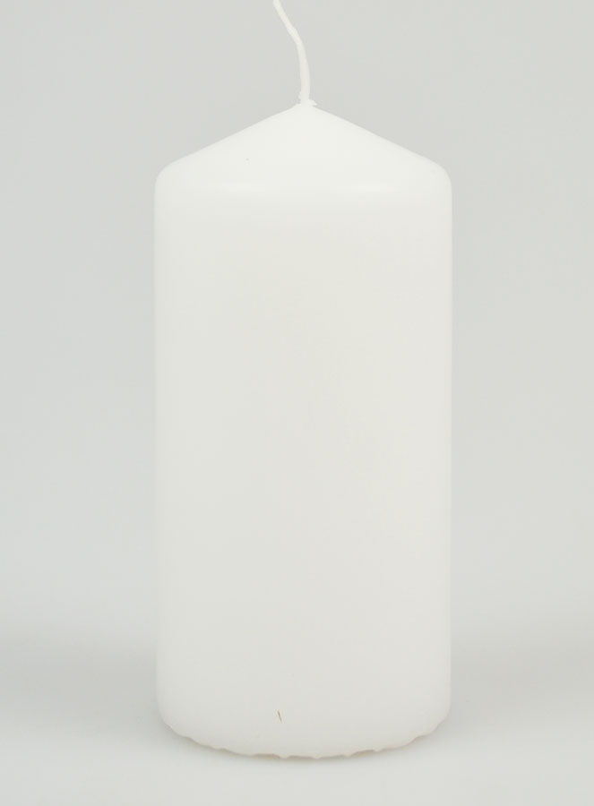 Vela Decorativa Blanca - 10 cm (pic 1)
