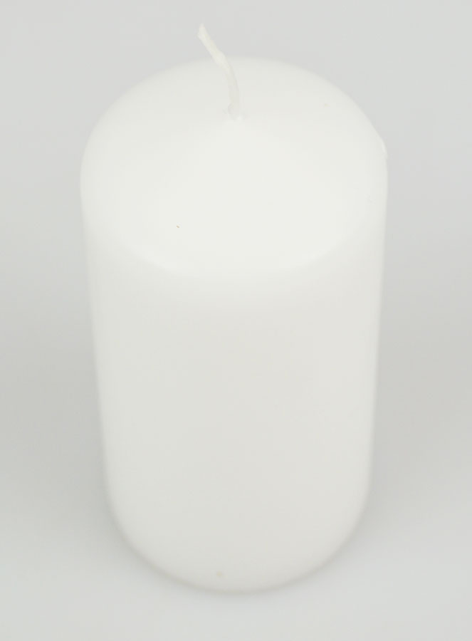 Vela Decorativa Blanca - 10 cm (pic 2)