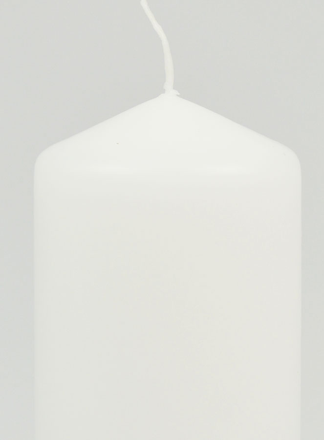 Vela Decorativa Blanca - 10 cm (pic 3)