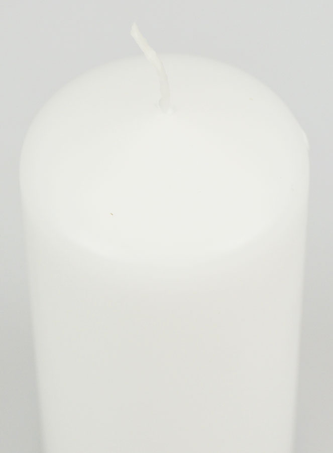 Vela Decorativa Blanca - 10 cm (pic 4)