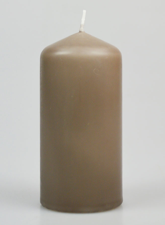Vela Decorativa 12 cm - Color topo (pic 1)