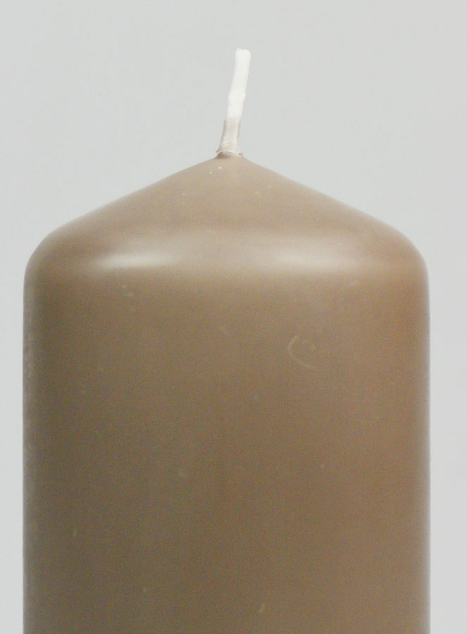 Vela Decorativa 12 cm - Color topo (pic 3)